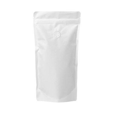 Doypack White Craft Paper AluFree w/Valve 125x210+80 (100g)